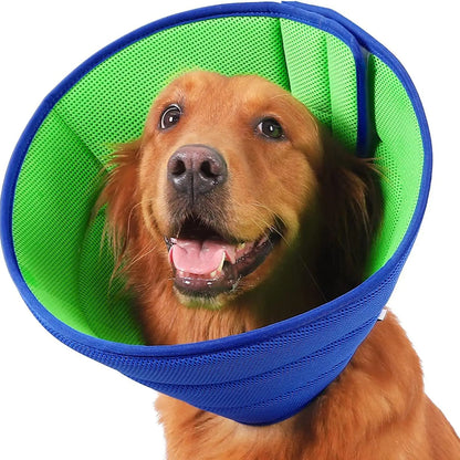 Dog Cone Collar Protective Wound Prevent Biting Scratching from Licking Recovery Collar for Large Medium Small Dog after Surgery