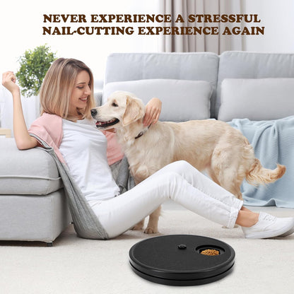 Dog Nail Scratch Board - 3 in 1 Interactive Dog Scratch Pad for Nails,Dog Nail Scratch Board with Treat Box，Stress-Free Nail Filing Tool,Dog Nail File Toy, Scratching Board for Dogs